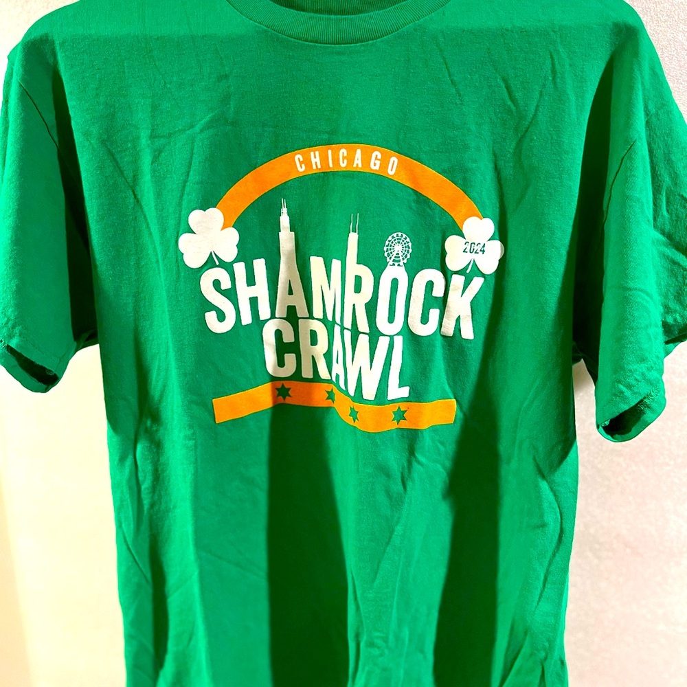 Chicago 2024 Shamrock crawl official tee